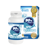 果利生技 高濃度魚油 60顆 omega3 rTG型 深海魚油 EPA DHA 世界品質金獎