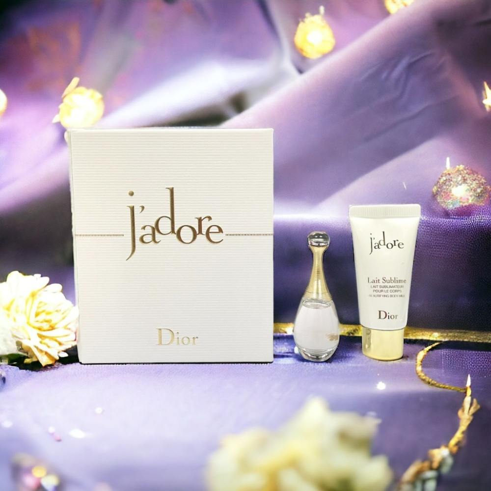 DIOR迪奧 J＇adore真我宣言女性香氛禮盒組(淡香精5ml+身體乳20ml)-細節圖4