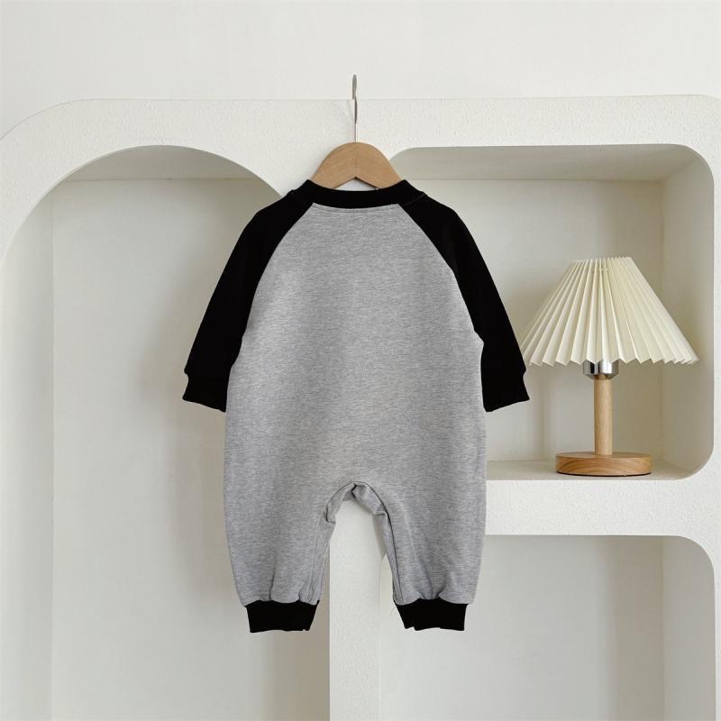 Ins卡通寶寶秋冬連體衣爬行服-細節圖4