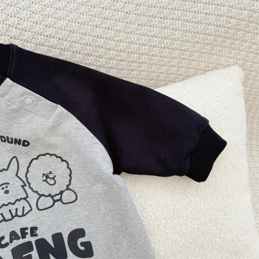 Ins卡通寶寶秋冬連體衣爬行服-細節圖5