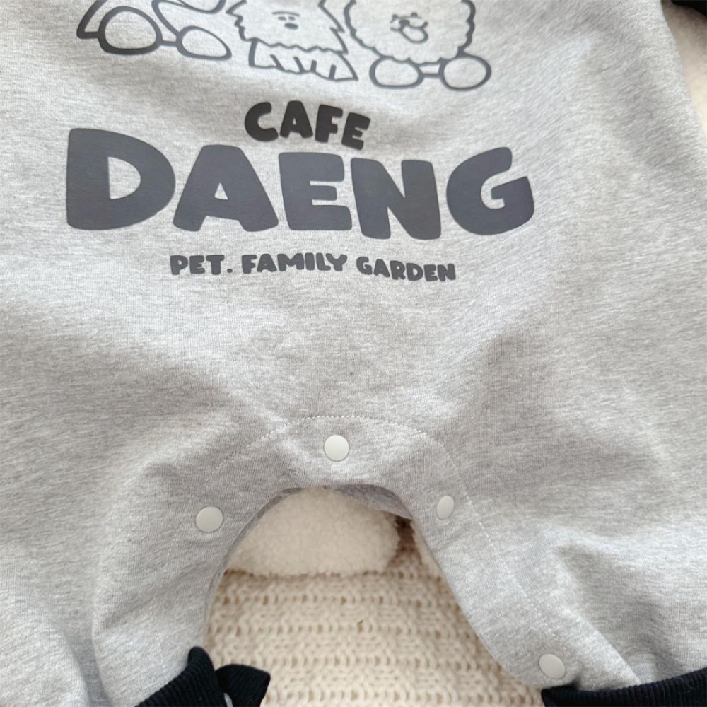 Ins卡通寶寶秋冬連體衣爬行服-細節圖7