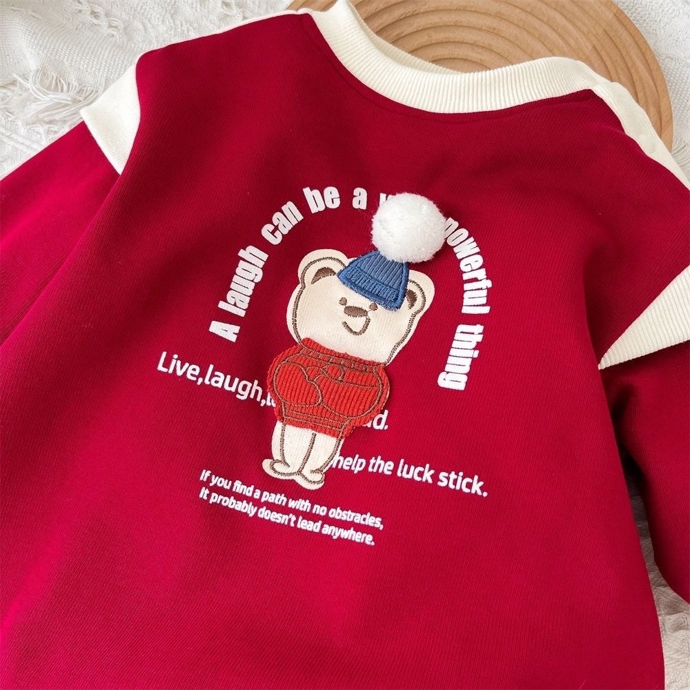 韓國童裝🇰🇷寶寶秋冬刷毛連體衣-細節圖4