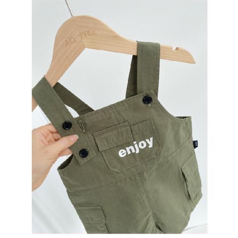 ins韓版寶寶/兒童工裝吊帶連身衣-細節圖4