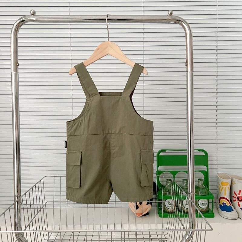 ins韓版寶寶/兒童工裝吊帶連身衣-細節圖6