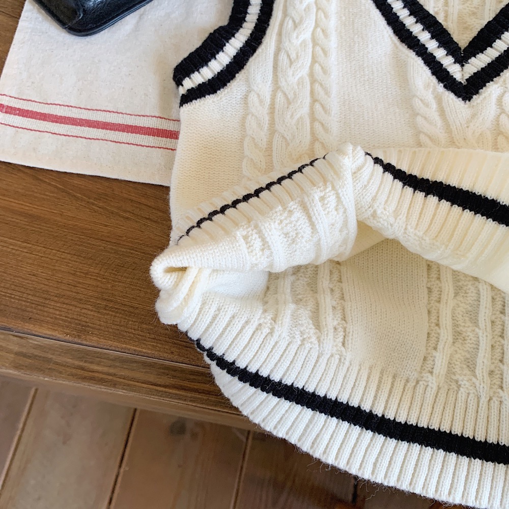 韓版兒童秋冬針織背心-細節圖6