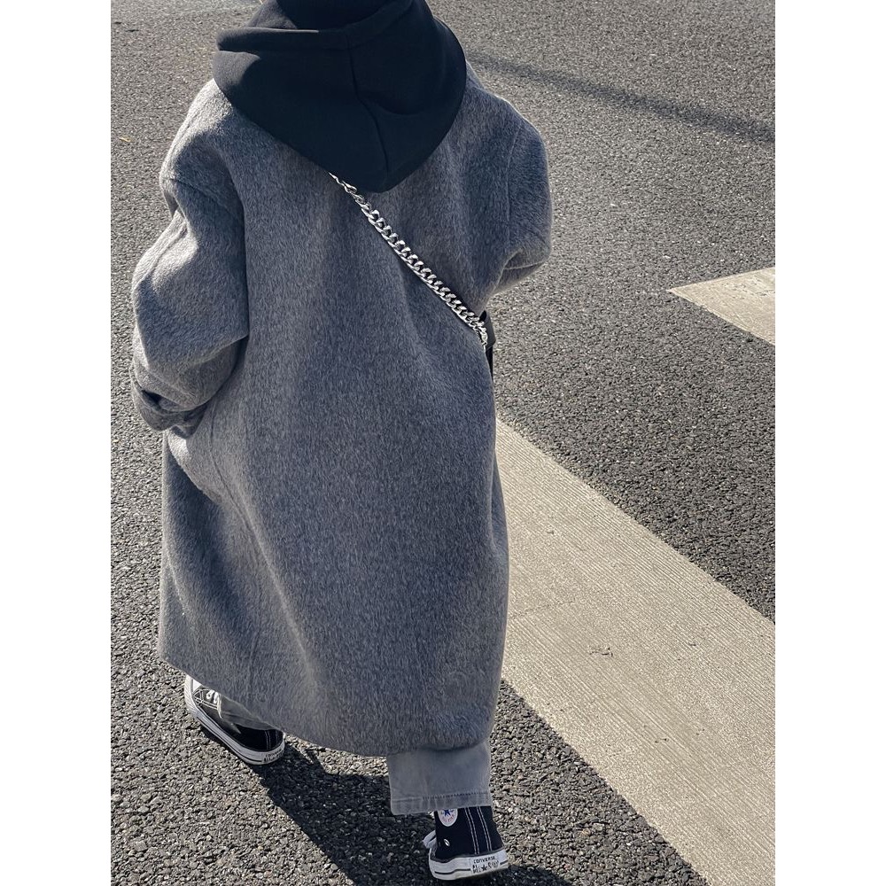 兒童秋冬雙面羊毛呢絨大衣-細節圖5