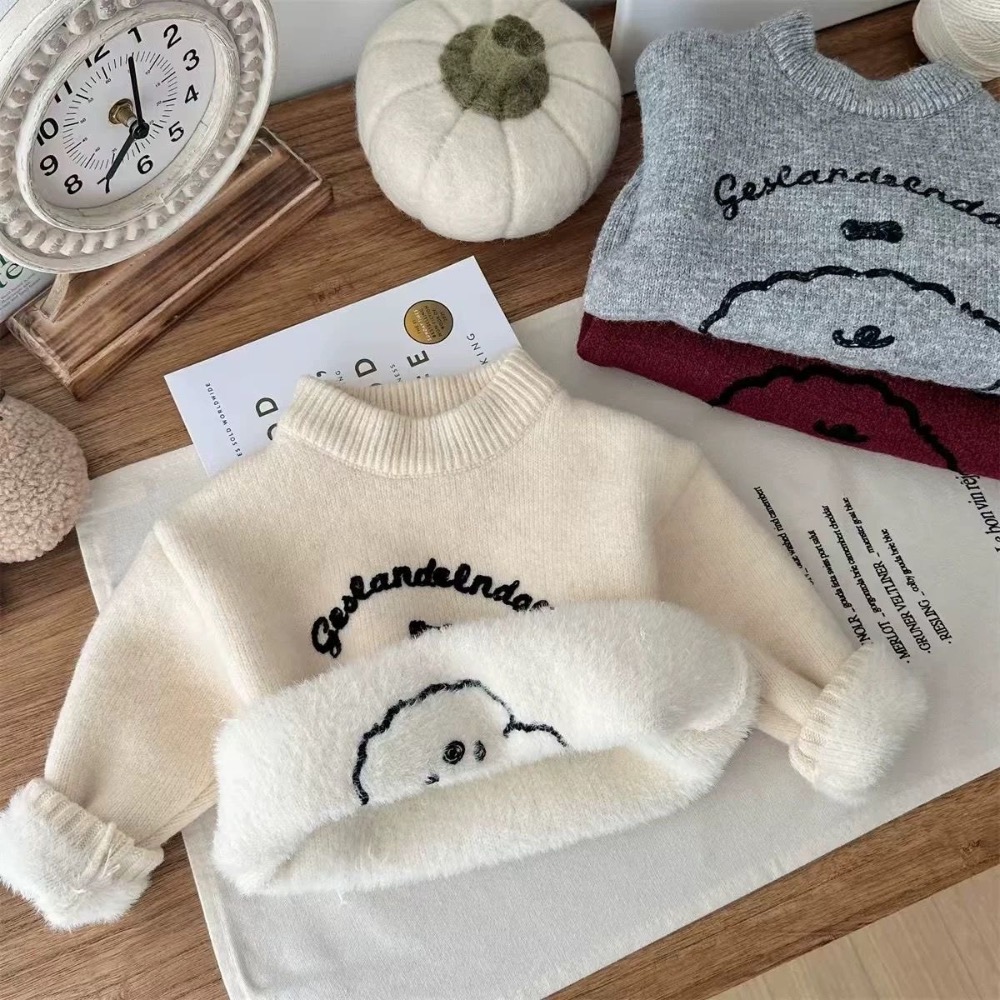 寶寶冬天加絨針織衫🧶-細節圖5