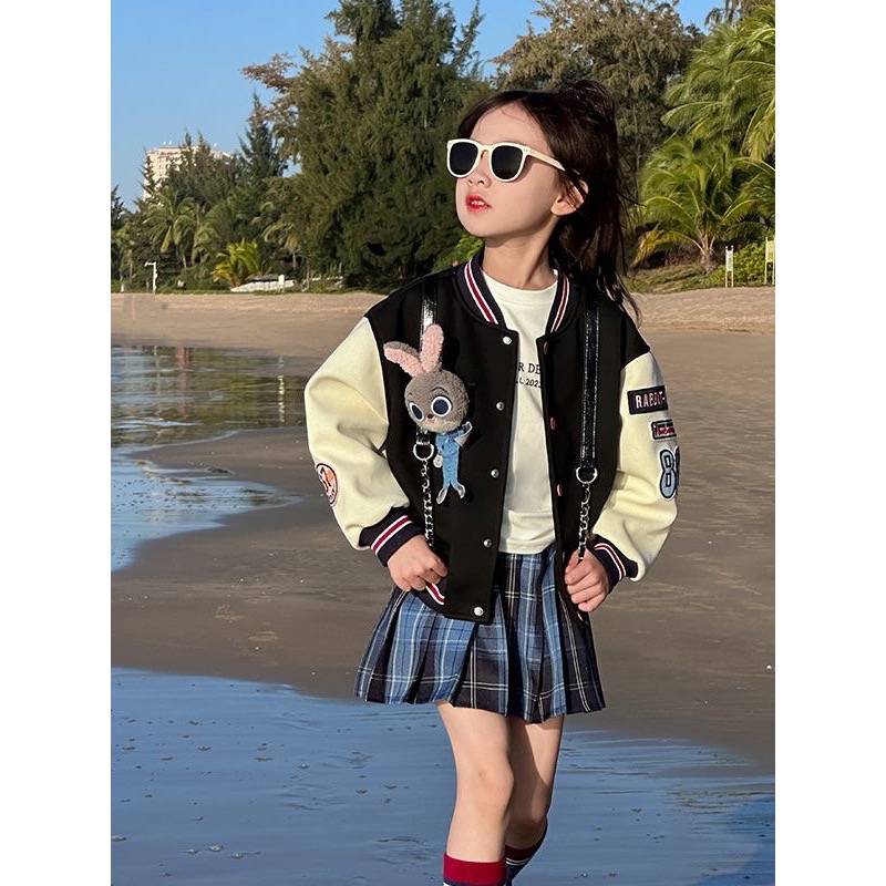 小兔子棒球服外套+公主洋氣百褶裙🐰-規格圖6