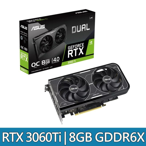 華碩 DUAL-RTX3060TI-O8GD6X