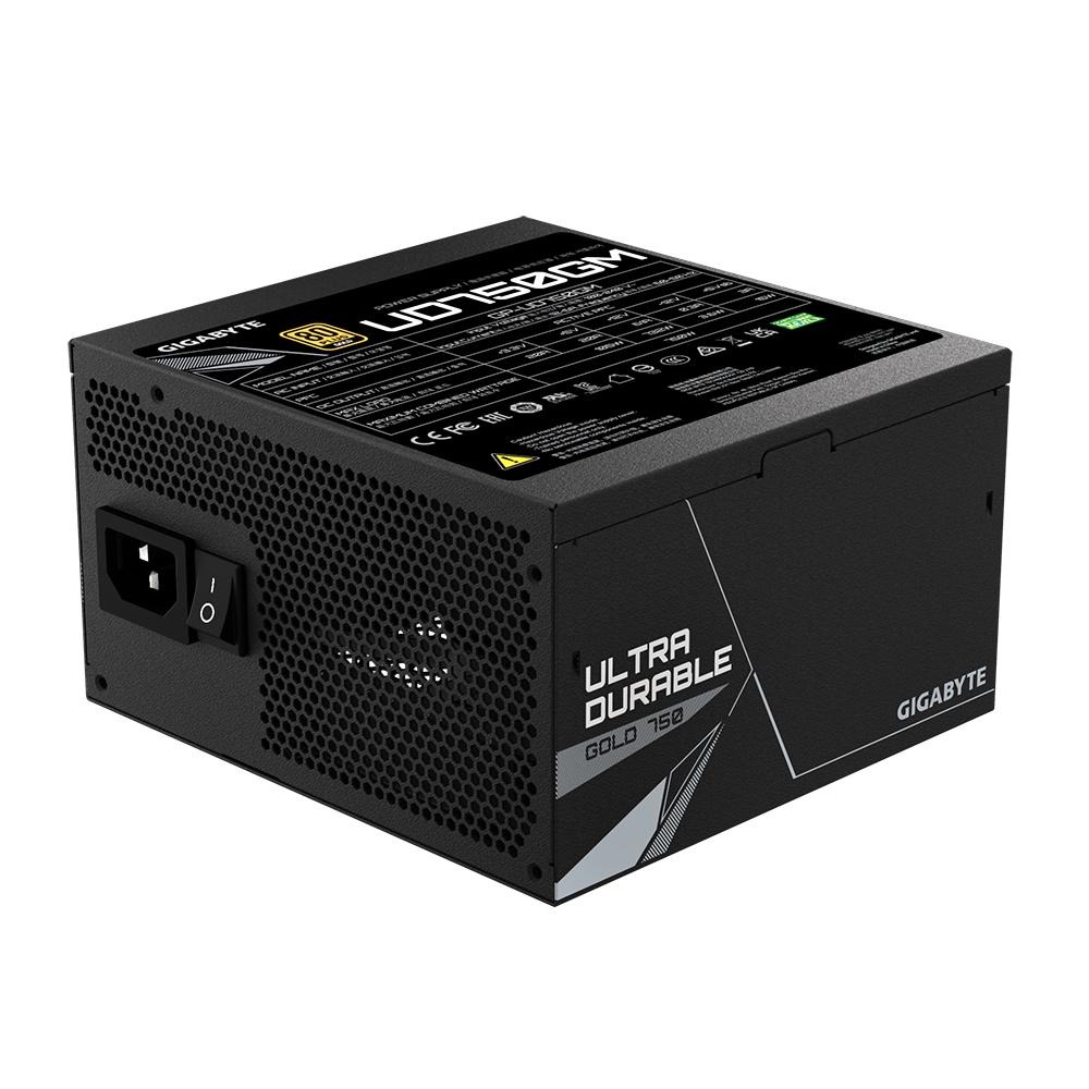 技嘉 750W 80 Plus金牌認證 全模組化 電源供應器 5年保固 (UD750GM)-細節圖4