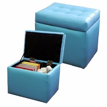(台灣製造) 水藍色系 掀蓋收納椅 掀蓋式收納沙發椅 穿鞋椅 收納箱 收納椅 椅凳 玩具箱 小沙發 整理箱 玄關凳