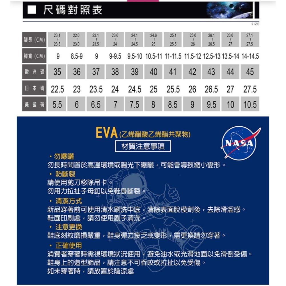 NASA洞洞氣墊涼拖鞋-細節圖7
