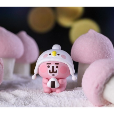 🌼🌸喵喵草🌻🌺🌸卡娜赫拉 -點心時間-吃飯糰囉♥️永生花玻璃花盅｜節日禮物｜小夜燈 永生花 不凋花-細節圖7