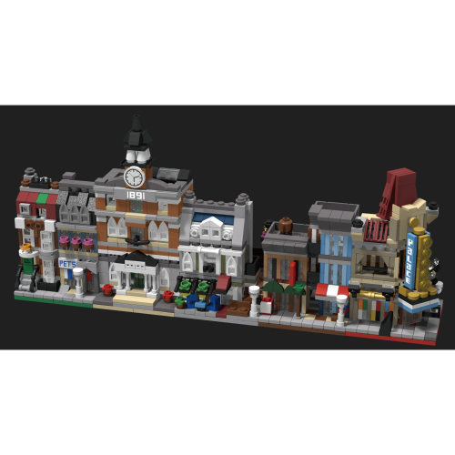 [LEGO][MOC][樂高][創作]迷你街景 10218 10224 10232 10246 10243 10230