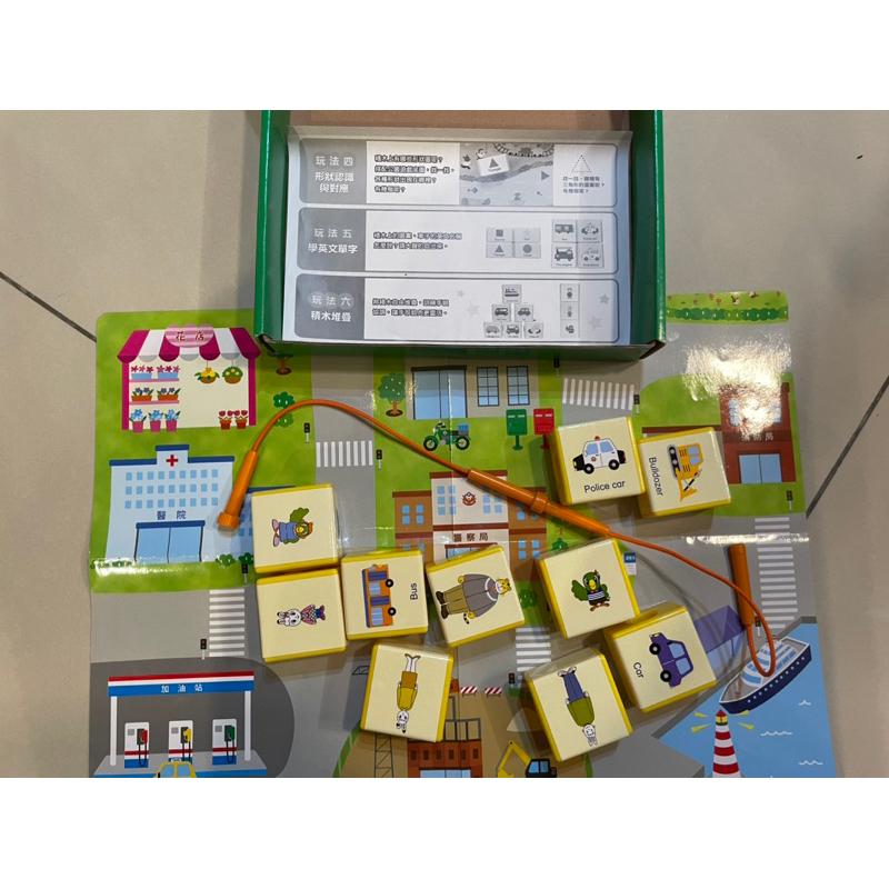 全新巧連智 巧虎 形狀交通穿線組 現貨兩組全新-細節圖2