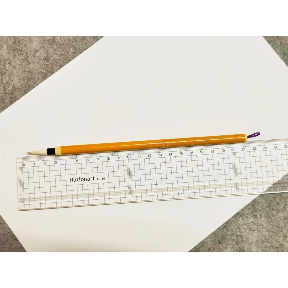 台灣快速出貨~書韻堂【舞蝶】瘦金體毛筆狼羊兼毫毛筆勾線宋徽宗瘦金體專用毛筆 紫鶴升級版-細節圖2