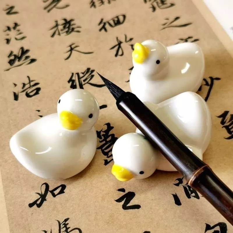 台灣快速出貨~書韻堂【紫鶴】  抄經 小楷 行書筆 瘦金體毛筆 腰力足 黑尖紫毫兼毫毛筆 初學 國畫 勾邊 抖音 小紅書-細節圖3