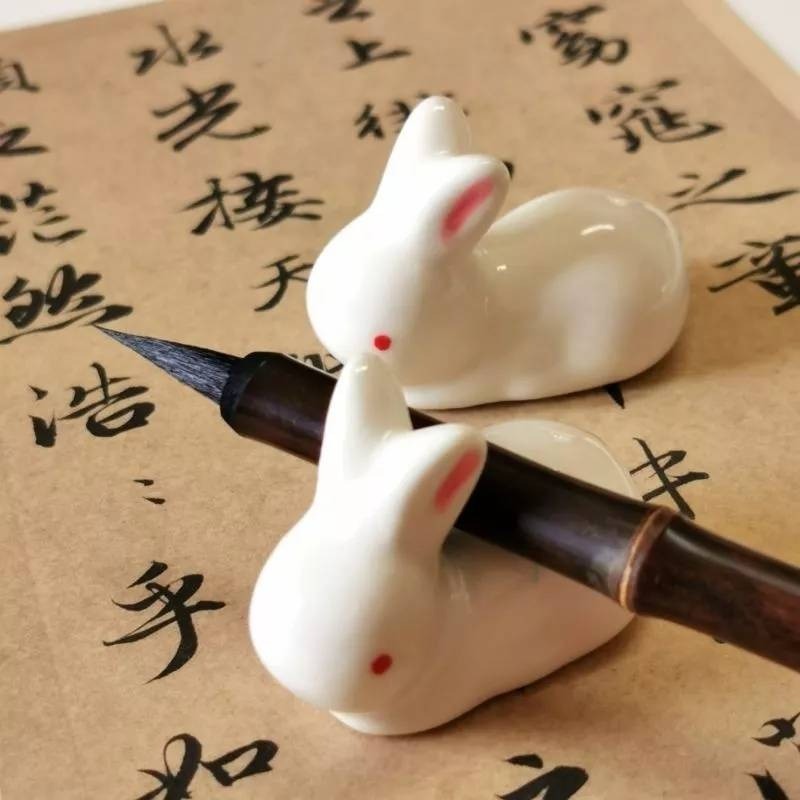 台灣快速出貨~書韻堂【紫鶴】  抄經 小楷 行書筆 瘦金體毛筆 腰力足 黑尖紫毫兼毫毛筆 初學 國畫 勾邊 抖音 小紅書-細節圖4