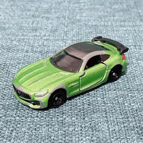 【邦妮嚴選】二手 tomica 小汽車 綠色 賓士 AMG GT-R No.7
