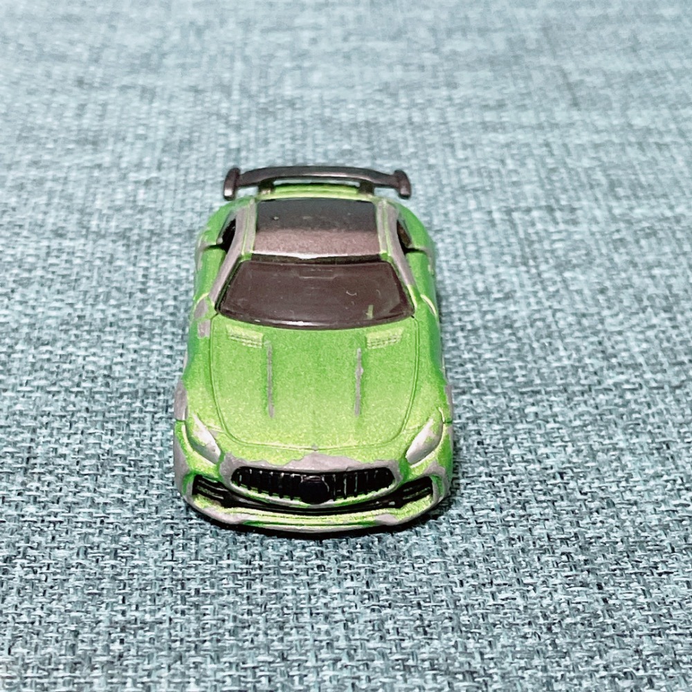 【邦妮嚴選】二手 tomica 小汽車 綠色 賓士 AMG GT-R No.7-細節圖2