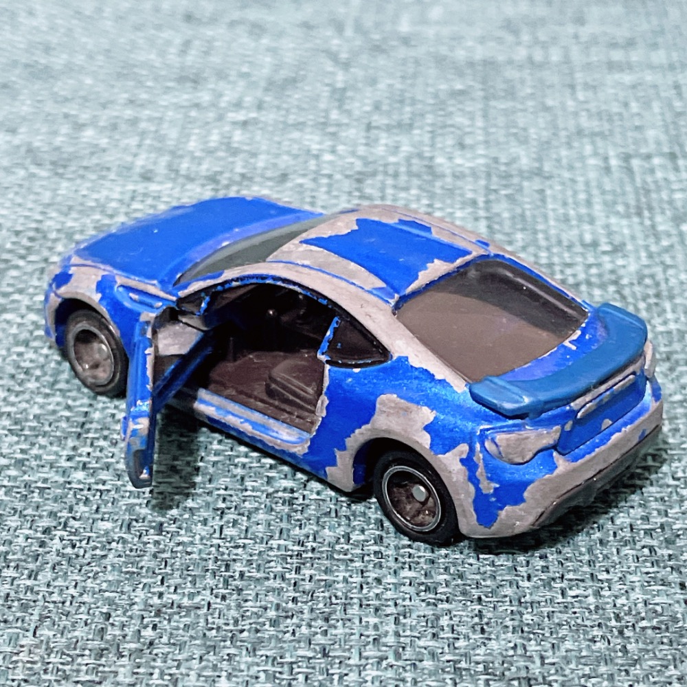 【邦妮嚴選】二手 tomica 小汽車 藍色 速霸路 SUBARU BRZ No.120-細節圖3