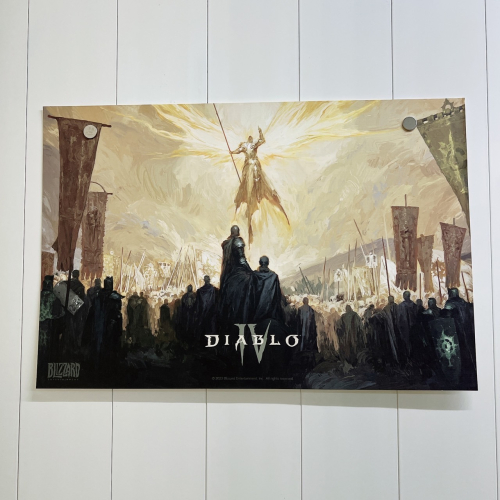 【邦妮嚴選】《暗黑破壞神4》海報 Diablo IV 精緻海報 特典 遊戲海報 店頭海報 宣傳物 收藏 海報
