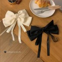 ｜Teddy shop｜大蝴蝶結飄帶發夾女2023新款夏季高級感後腦勺頂夾彈簧夾夾子發飾-規格圖6