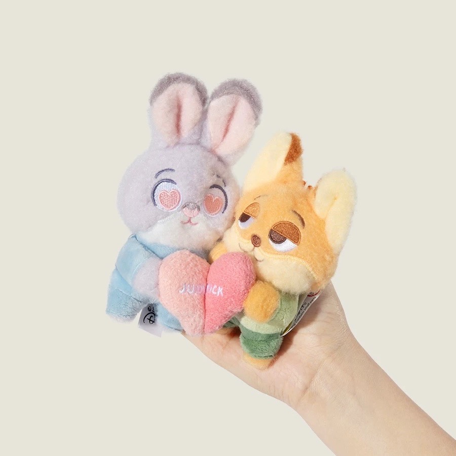 ｜Teddy shop｜WANGXIAO 2正版朱迪尼克瘋狂動物城包包掛件玩偶公仔磁吸情侶掛飾-細節圖2