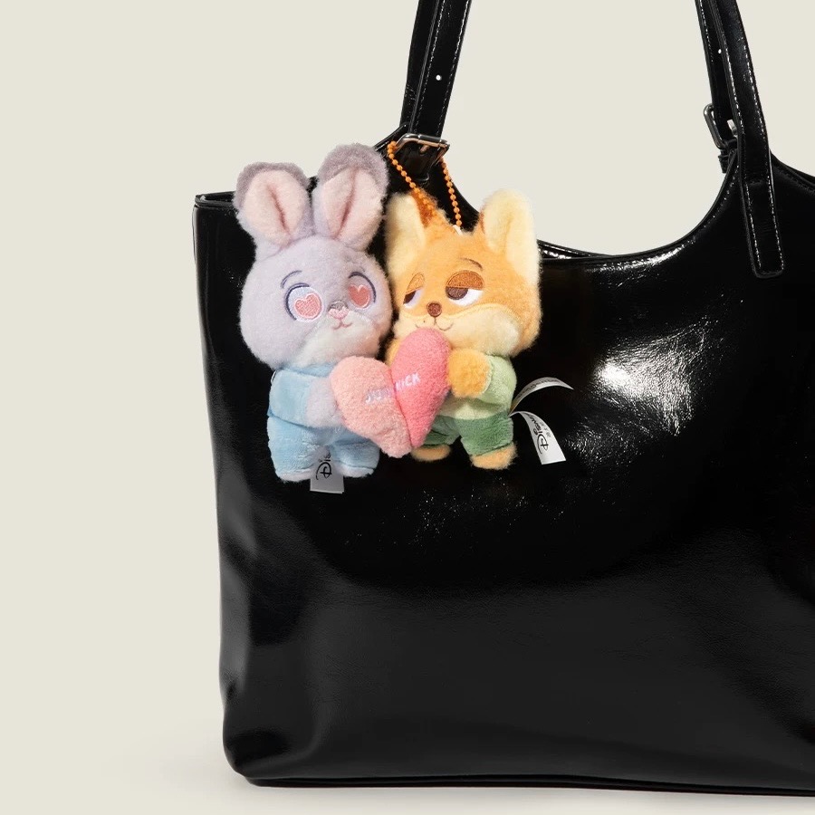 ｜Teddy shop｜WANGXIAO 2正版朱迪尼克瘋狂動物城包包掛件玩偶公仔磁吸情侶掛飾-細節圖4