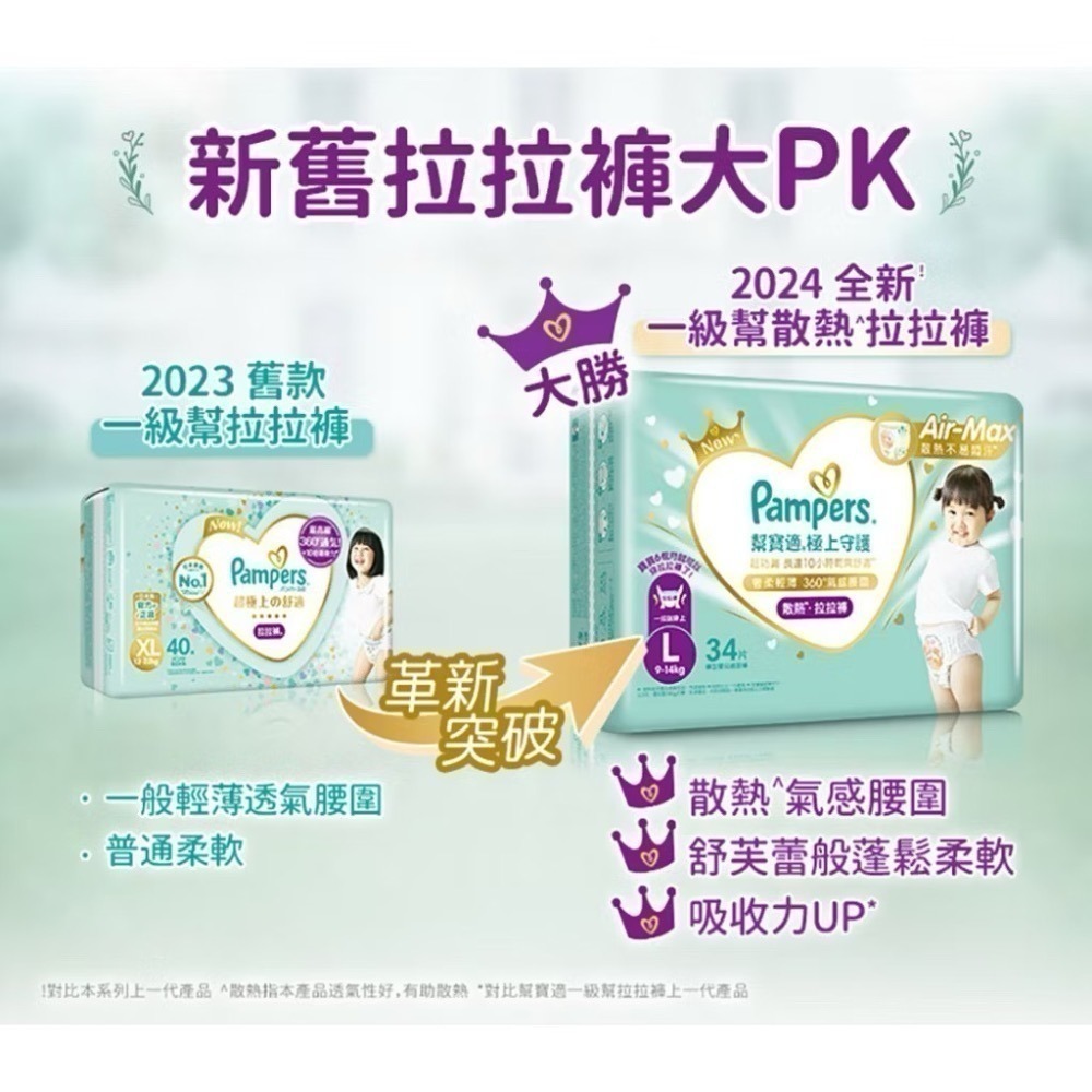 限定 💫團購優惠 💫 【幫寶適】極上守護 一級棒 新版 散熱拉拉褲「箱購」 M/L/L+/XL 2024最新-細節圖4