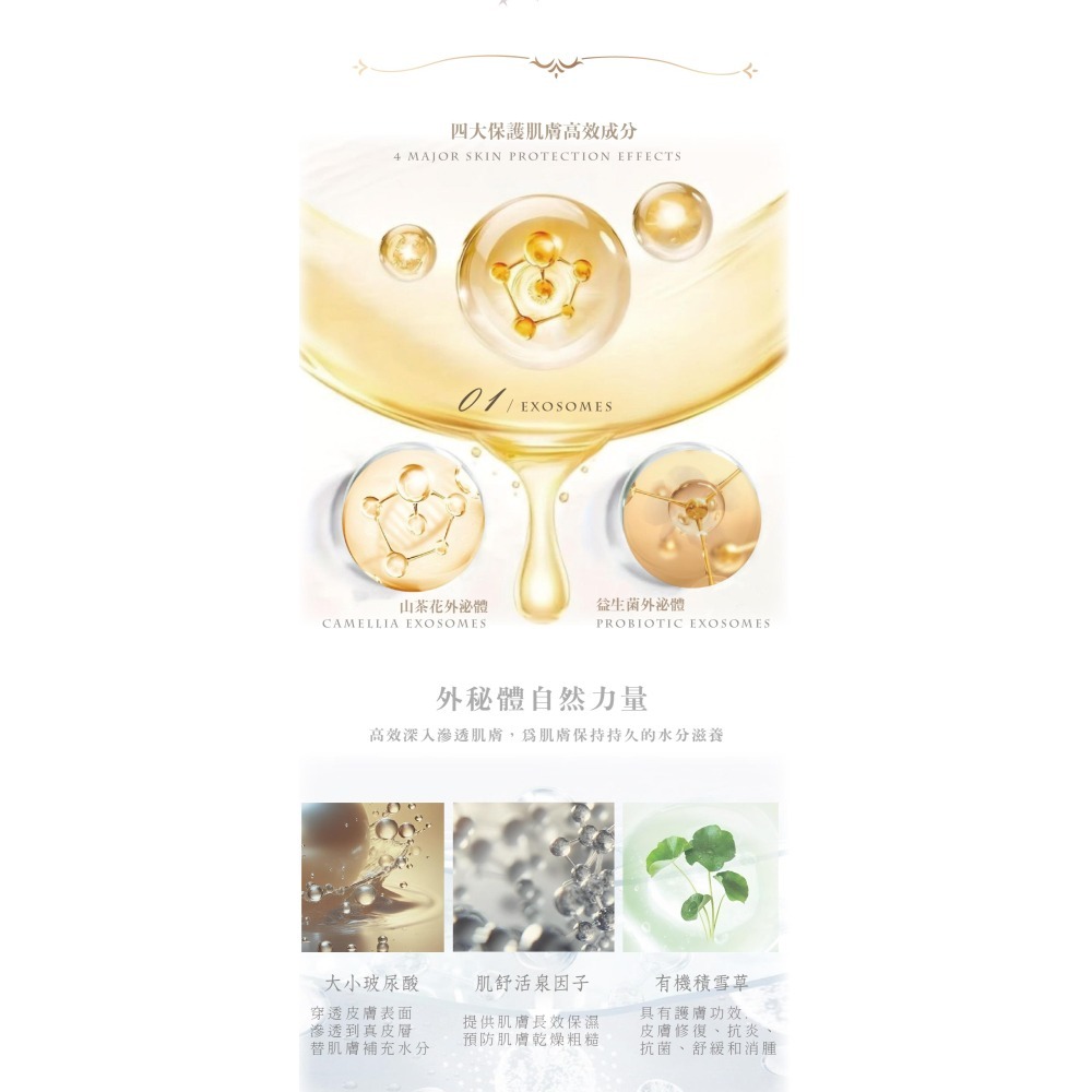 💟公司貨💟夏蒂紗 精萃外泌體賦活保濕精華 50ml-細節圖3