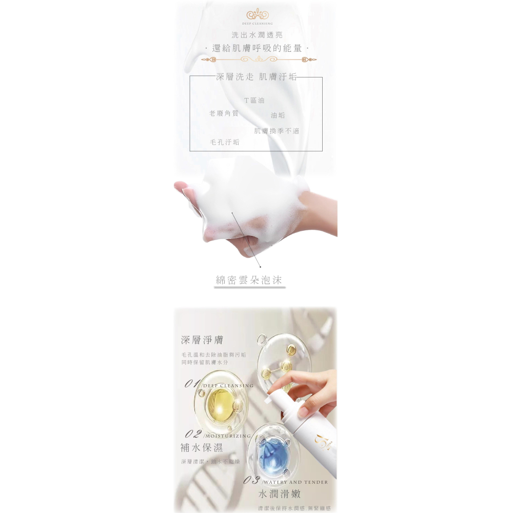 💟公司貨💟夏蒂紗 精萃外泌體洗卸潔顏慕斯 120ml-細節圖2