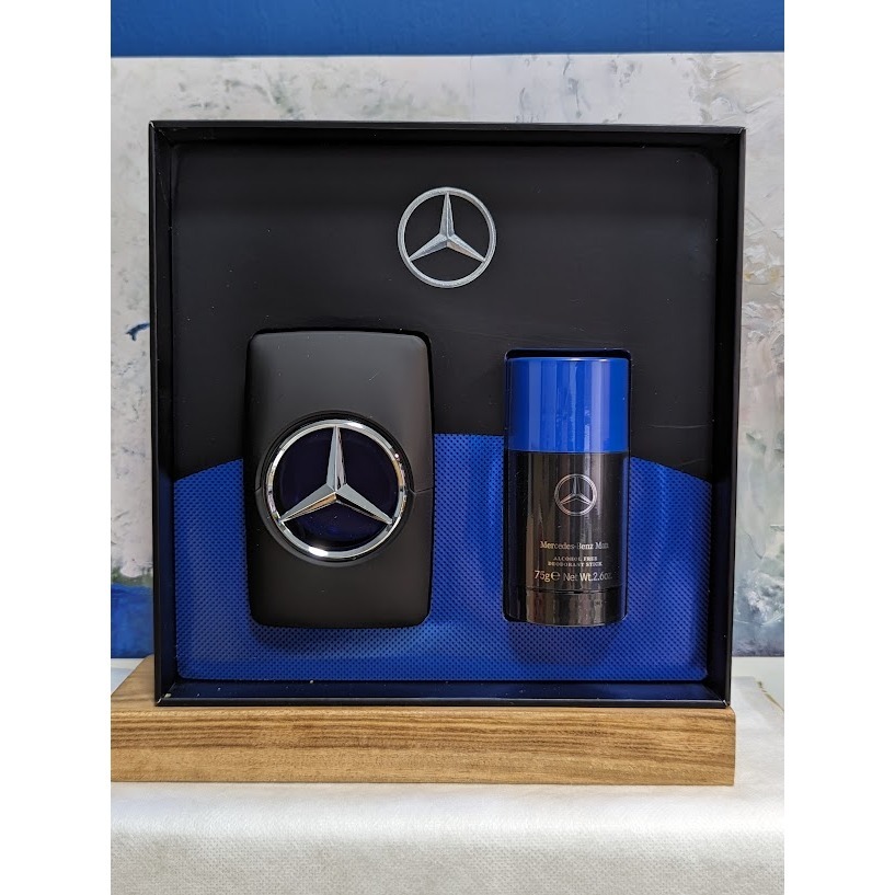 香親香愛～Mercedes Benz 賓士 王者之星淡香水禮盒組 100ml+75g 體香膏-細節圖2