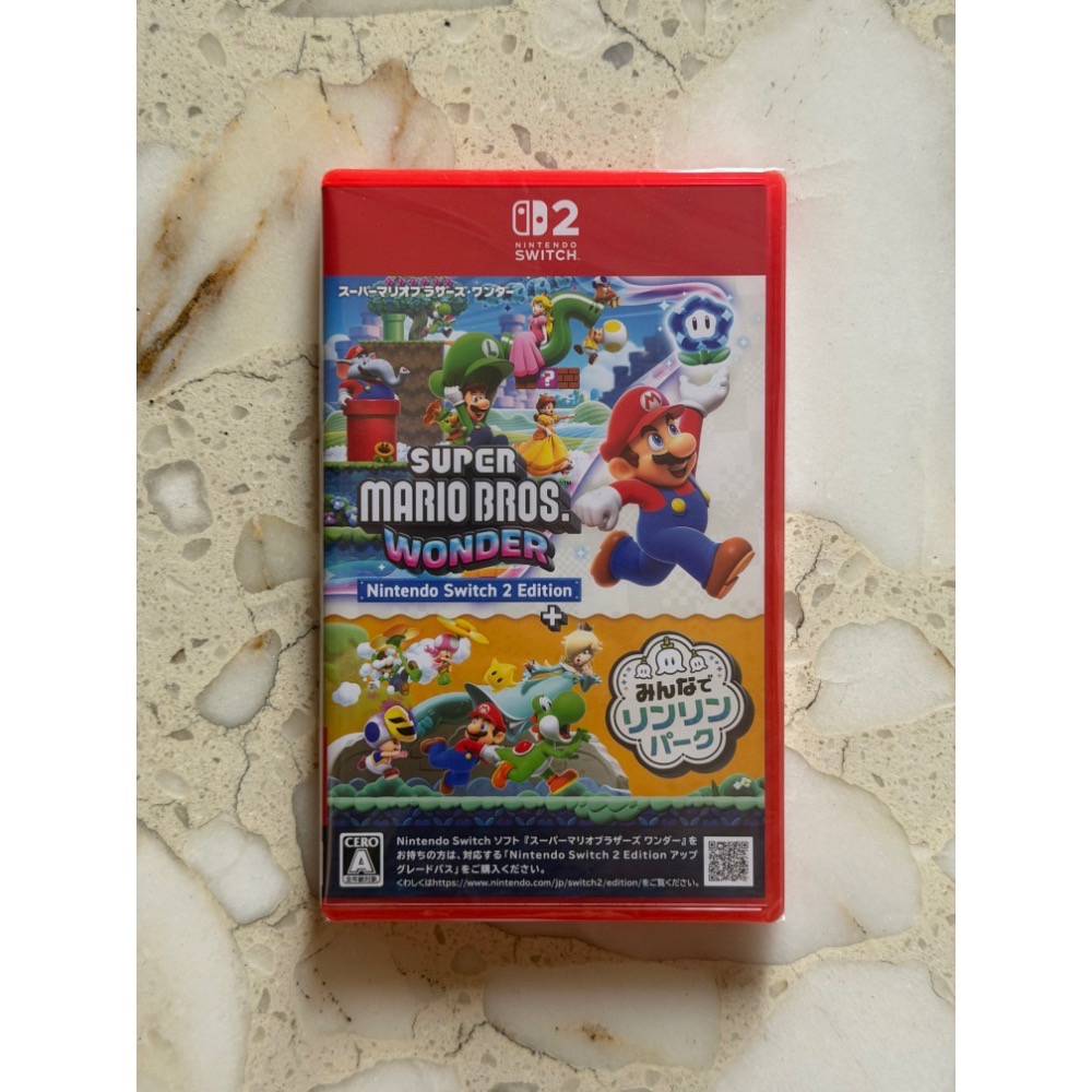 Switch 任天堂 Mario Bros. Wonder 瑪利歐驚奇 驚奇 + 同遊鈴鈴公園 日版 中文字幕-規格圖1