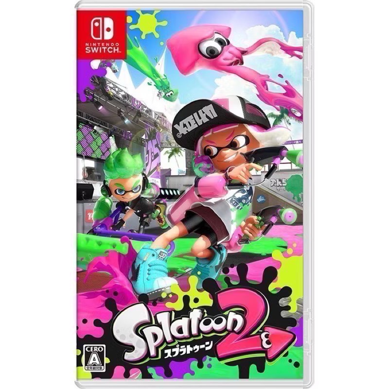Switch 任天堂 Splatoon 斯普拉遁2 斯普拉遁3 漆彈大作戰 漆彈2 漆彈3 一般 擴充 日版 中文字幕-規格圖1