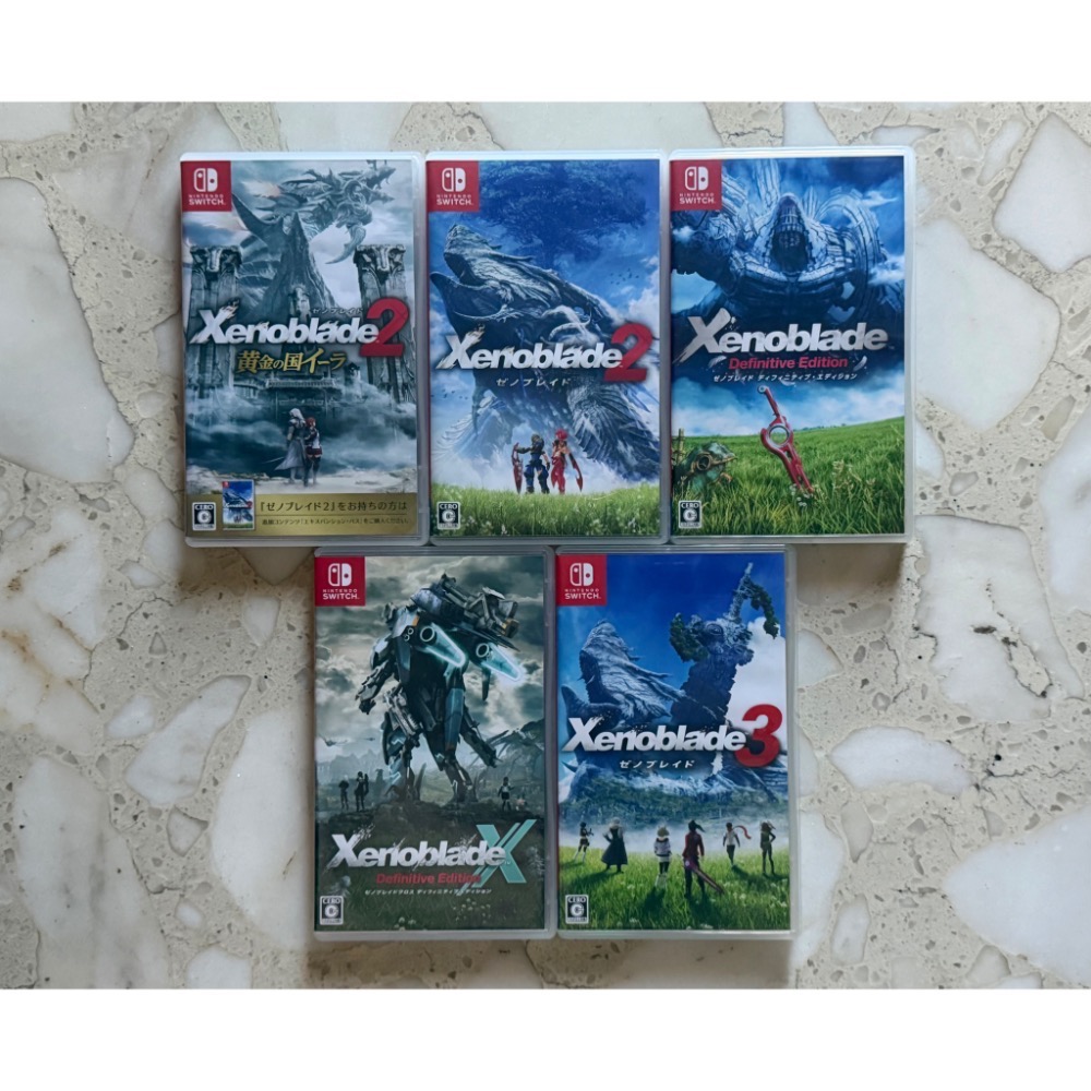 Switch 任天堂 異度神劍2 異度神劍3 異度神劍X 終極版 黃金國度 日版 中文字幕-規格圖1