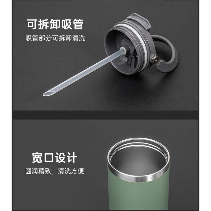 現貨發票 tyeso 雙層保溫 保冷 手提冰霸杯 不鏽鋼杯 隨行杯環保杯 咖啡杯 保溫杯 隨身杯 咖啡隨行杯 現貨發票-細節圖2