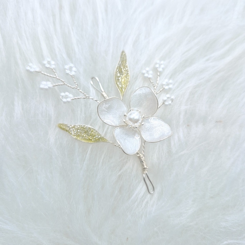 [手作系列002] 新娘髮飾頭飾 手作水晶花 新娘飾品-規格圖4