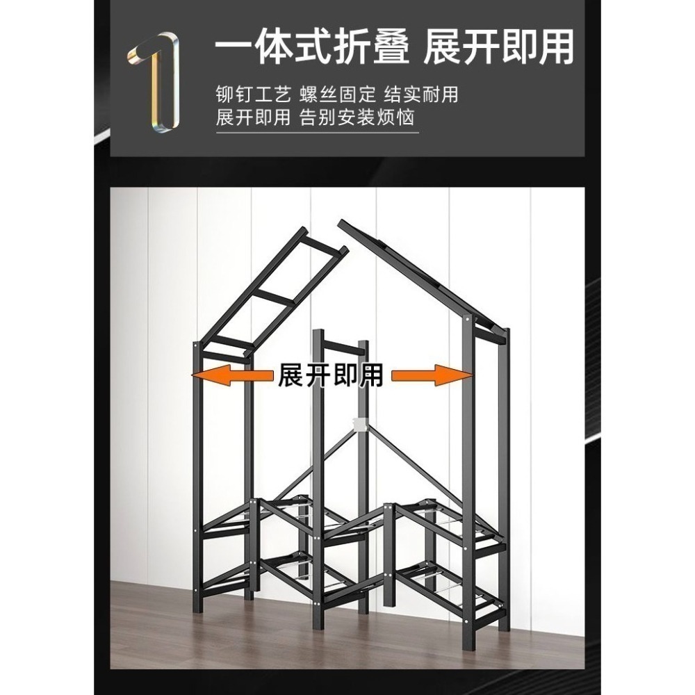 [召呼團購批發]免安裝折疊簡易布衣櫃-細節圖2