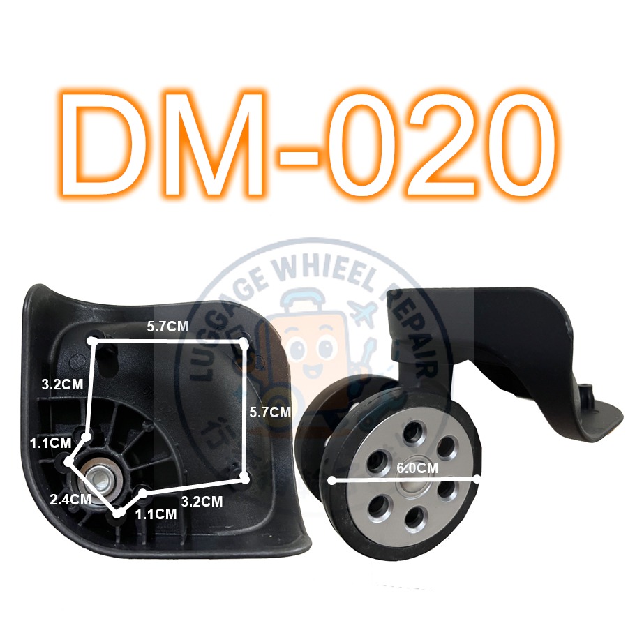 [24h發貨] w308 DM-020 替代輪 飛機輪 美旅 新秀麗-細節圖2