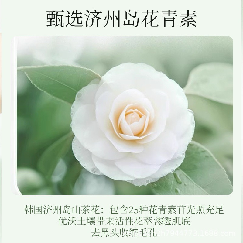 🌸小紅書推薦爆款面膜隨身包系列🌸緊緻溫潤去黑頭花青素積雪草天然植萃泡泡面膜-細節圖5