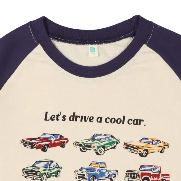 西松屋 汽車印花長袖上衣  (100cm/110cm/120cm/130cm)-細節圖5