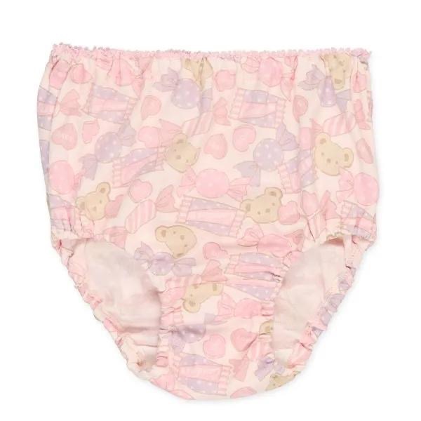 西松屋 女童純棉內褲四件組 心形・甜點・熊・格紋 (100cm/110cm/120cm/130cm)-細節圖4