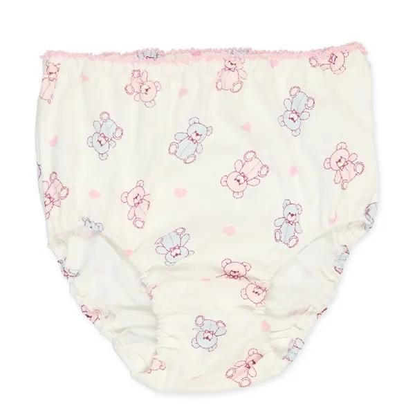 西松屋 女童純棉內褲四件組 心形・甜點・熊・格紋 (100cm/110cm/120cm/130cm)-細節圖5