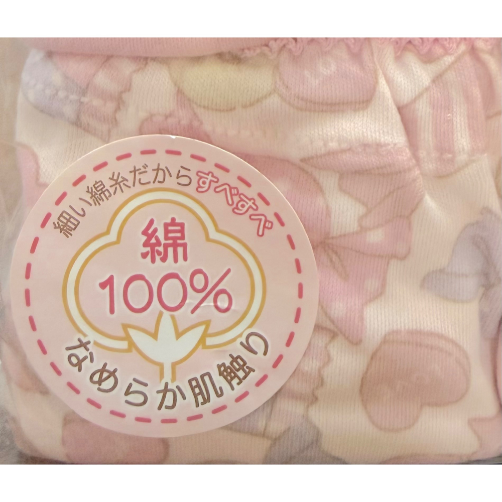 西松屋 女童純棉內褲四件組 心形・甜點・熊・格紋 (100cm/110cm/120cm/130cm)-細節圖2