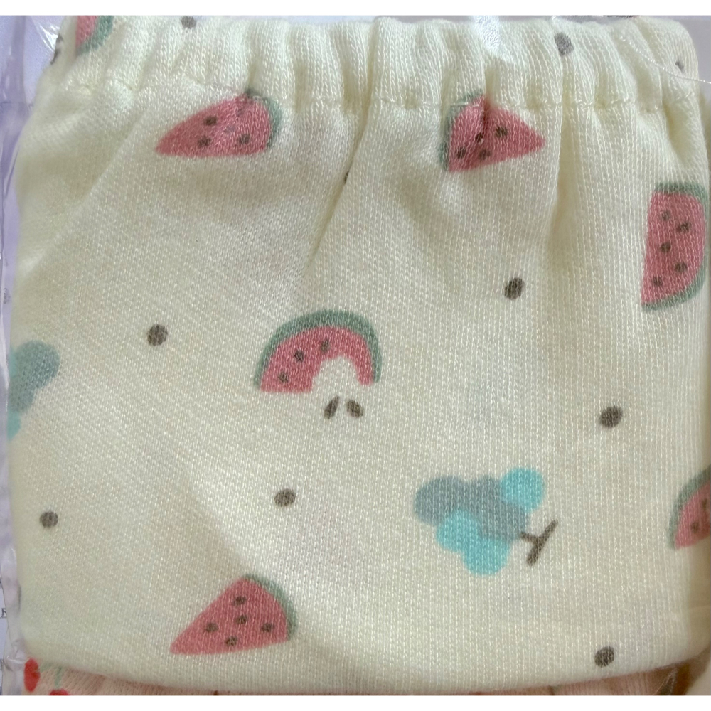 西松屋 女童純棉內褲五件組 水果 (80cm/90cm/95cm)-細節圖2