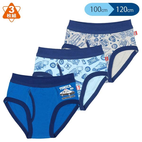 西松屋 男童三角內褲 汪汪隊/TOMICA 三件組 (100CM/110CM/120CM)-細節圖4