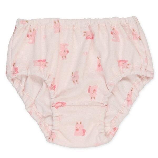 西松屋 女童 三角內褲 熊熊·兔子·碎花·水果 五件組 (80CM/90CM/95CM)-細節圖4