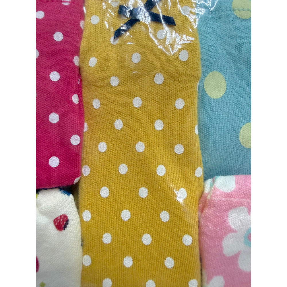 西松屋 女童 三角內褲 鮮豔碎花 五件組 (80CM)-細節圖4