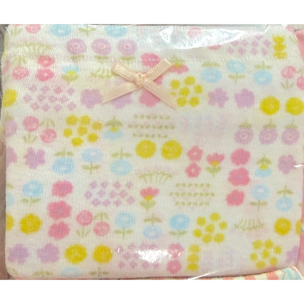 西松屋 女童純棉內褲五件組 蘋果・雲・條紋・小花・圓點 (100cm/110cm/120cm/130cm)-細節圖2